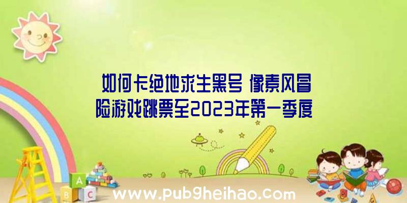 《如何卡绝地求生黑号》像素风冒险游戏跳票至2023年第一季度