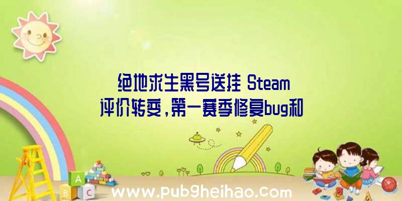 《绝地求生黑号送挂》Steam评价转变，第一赛季修复bug和增加新内容受到好评