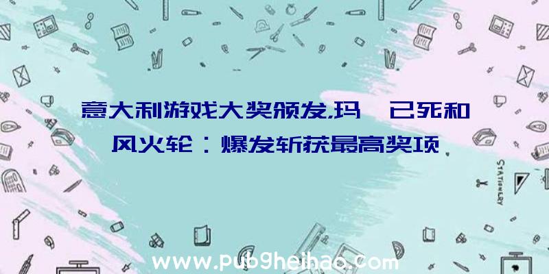 意大利游戏大奖颁发，玛莎已死和风火轮：爆发斩获最高奖项