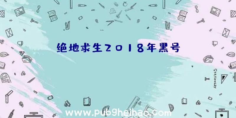 绝地求生2018年黑号